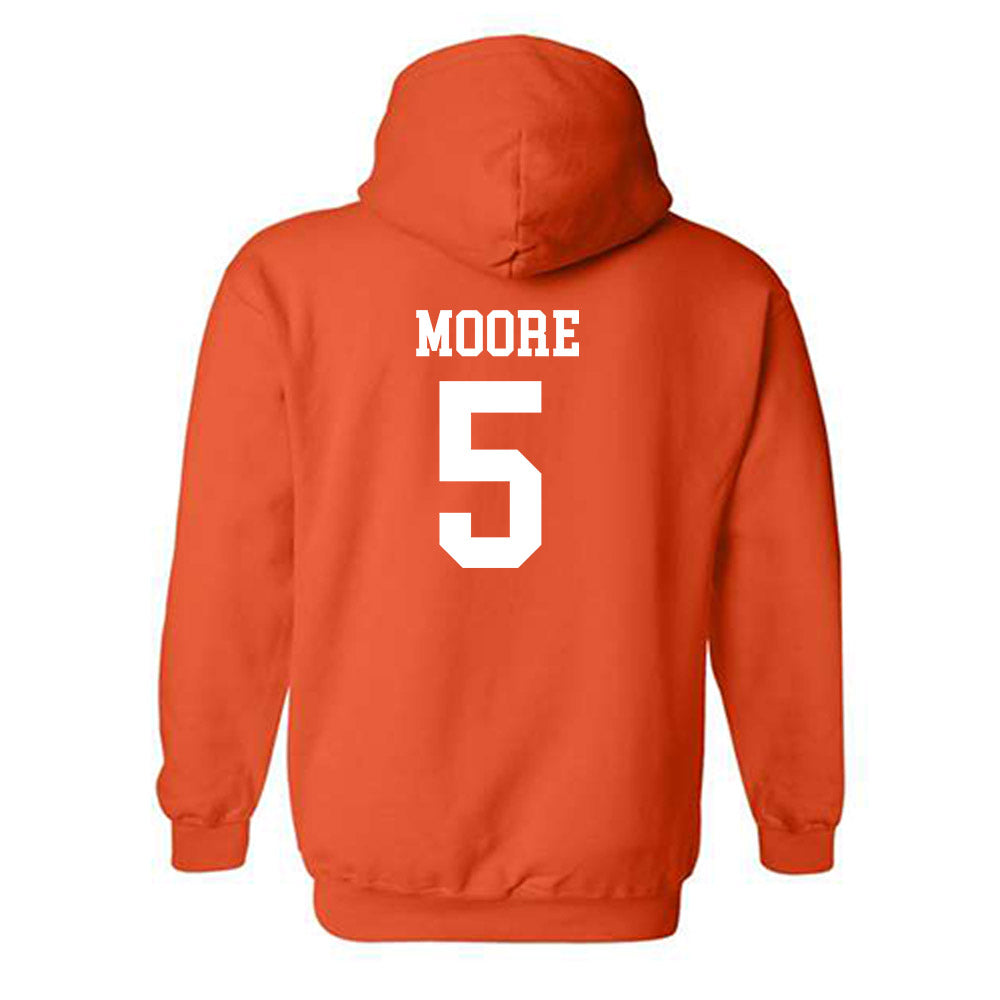 Auburn - NCAA Men's Basketball : Chris Moore - Hooded Sweatshirt Sports Shersey