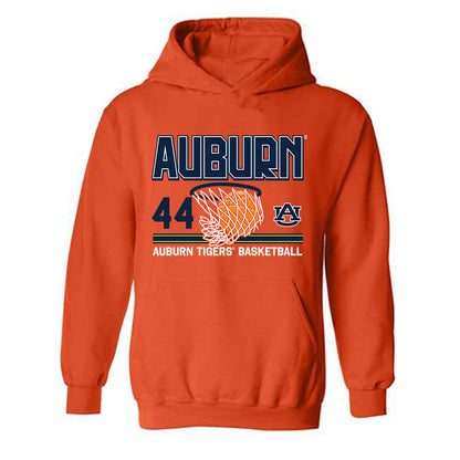 Auburn - NCAA Men's Basketball : Dylan Cardwell - Hooded Sweatshirt Sports Shersey