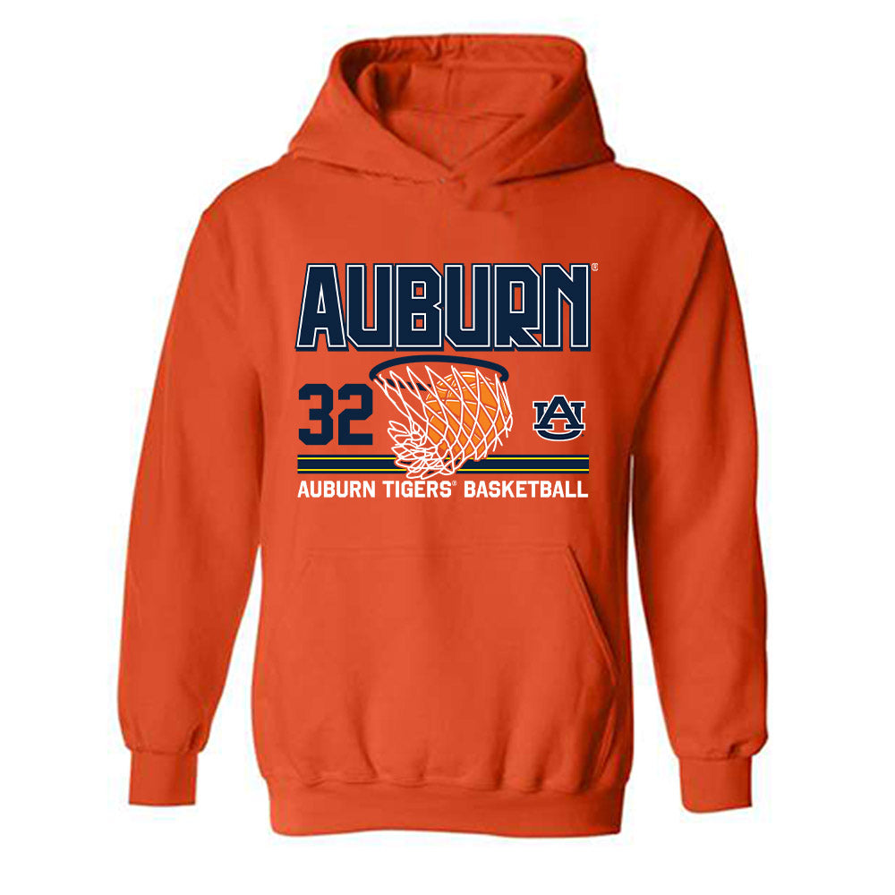 Auburn - NCAA Women's Basketball : Timya Thurman - Hooded Sweatshirt Sports Shersey