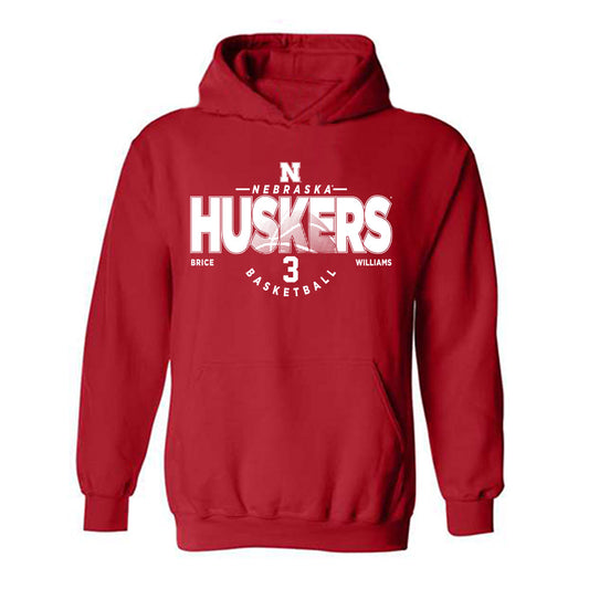 Nebraska - NCAA Men's Basketball : Brice Williams - Hooded Sweatshirt Classic Fashion Shersey