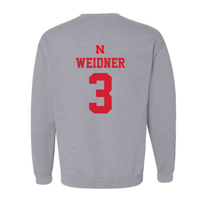 Nebraska - NCAA Women's Basketball : Allison Weidner - Crewneck Sweatshirt Sports Shersey