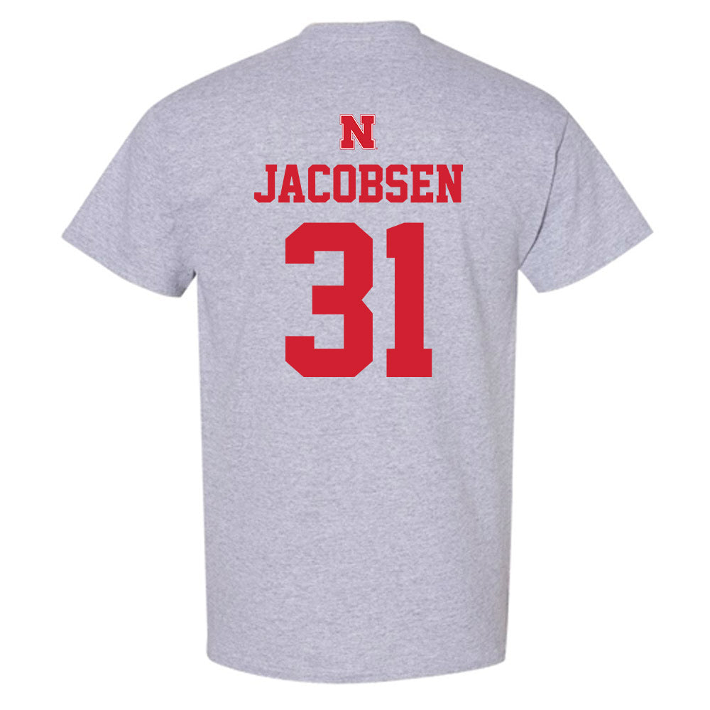 Nebraska - NCAA Men's Basketball : Cale Jacobsen - T-Shirt Sports Shersey