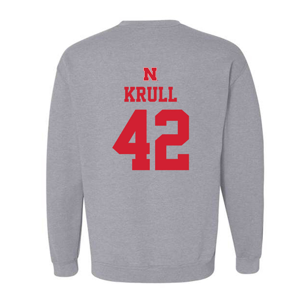 Nebraska - NCAA Women's Basketball : Maddie Krull - Crewneck Sweatshirt Sports Shersey