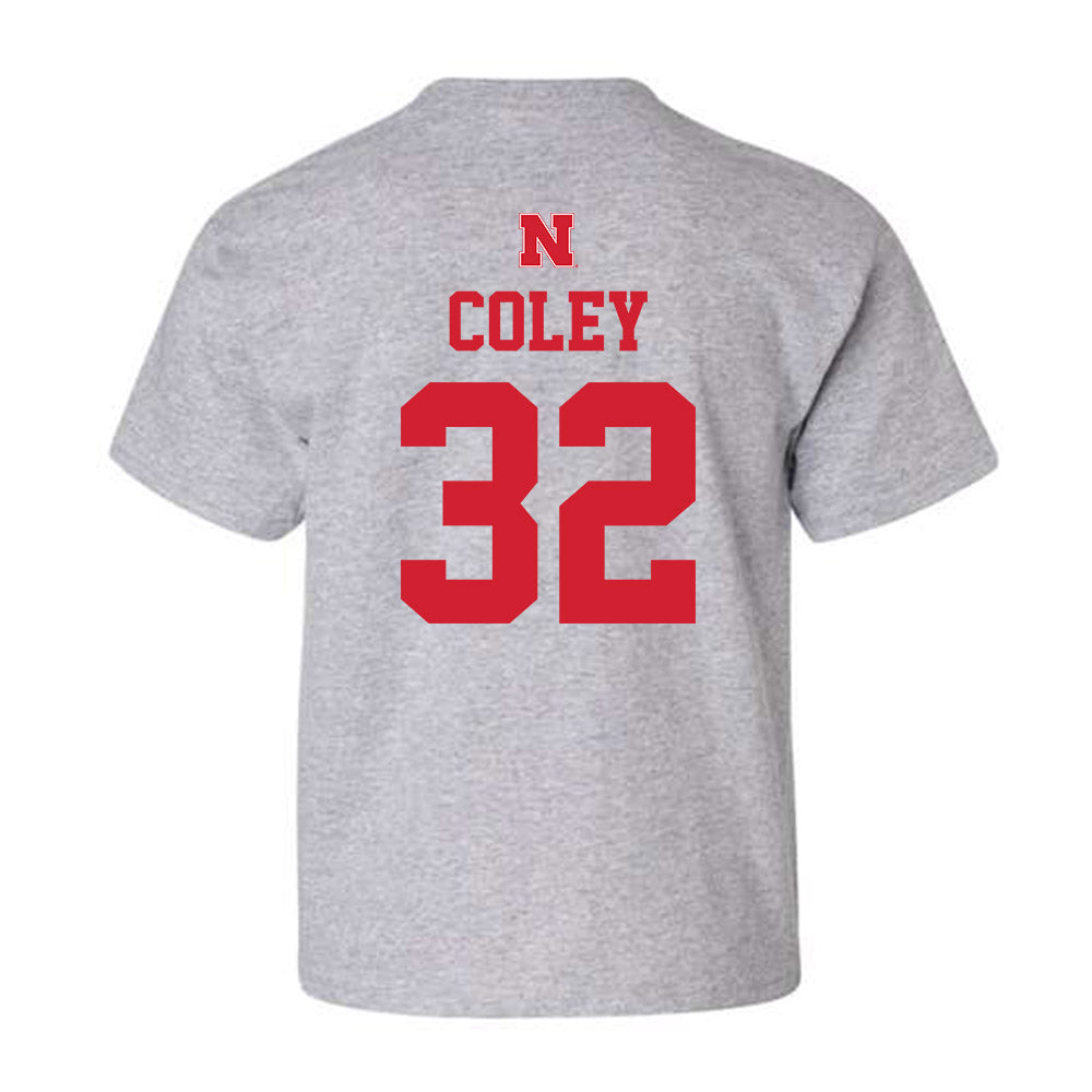 Nebraska - NCAA Women's Basketball : Kendall Coley - Youth T-Shirt Sports Shersey