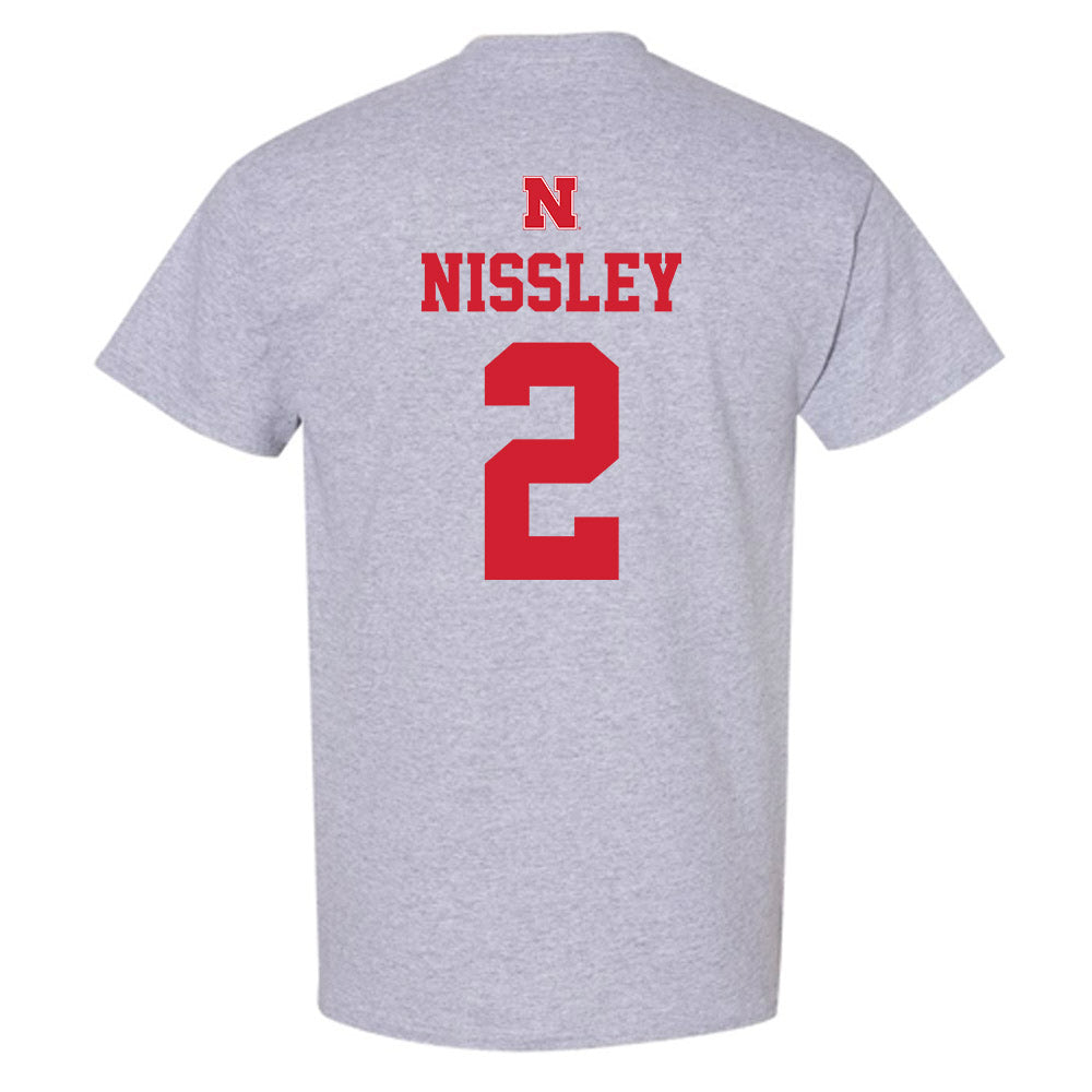 Nebraska - NCAA Women's Basketball : Logan Nissley - T-Shirt Sports Shersey