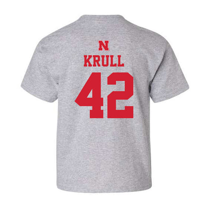 Nebraska - NCAA Women's Basketball : Maddie Krull - Youth T-Shirt Sports Shersey