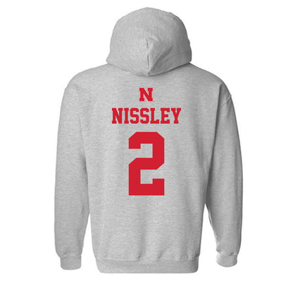 Nebraska - NCAA Women's Basketball : Logan Nissley - Hooded Sweatshirt Sports Shersey