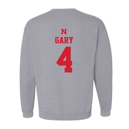 Nebraska - NCAA Men's Basketball : Juwan Gary - Crewneck Sweatshirt Sports Shersey