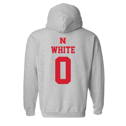 Nebraska - NCAA Women's Basketball : Darian White - Hooded Sweatshirt Sports Shersey