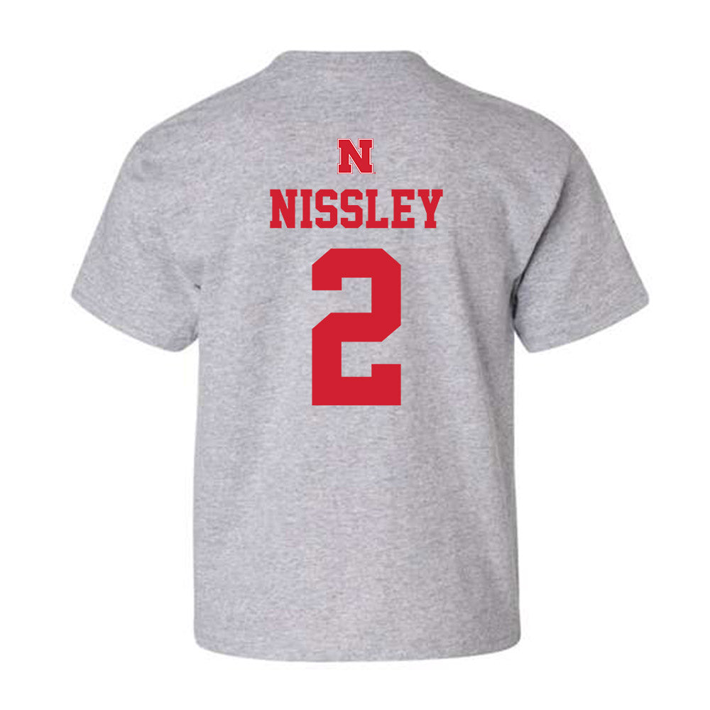 Nebraska - NCAA Women's Basketball : Logan Nissley - Youth T-Shirt Sports Shersey