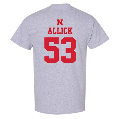 Nebraska - NCAA Men's Basketball : Josiah Allick - T-Shirt Sports Shersey