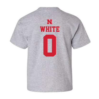 Nebraska - NCAA Women's Basketball : Darian White - Youth T-Shirt Sports Shersey