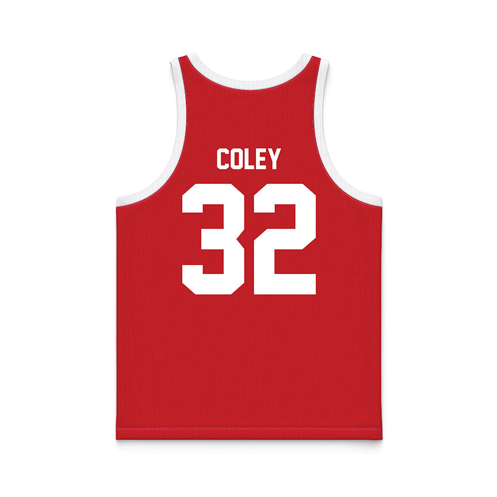 Nebraska - NCAA Women's Basketball : Kendall Coley - Red Fashion Jersey