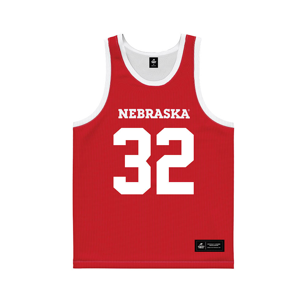 Nebraska - NCAA Women's Basketball : Kendall Coley - Red Fashion Jersey