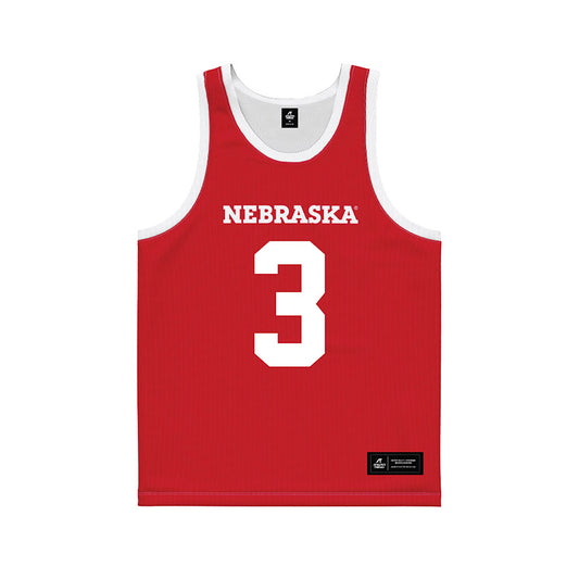 Nebraska - NCAA Women's Basketball : Allison Weidner - Red Fashion Jersey