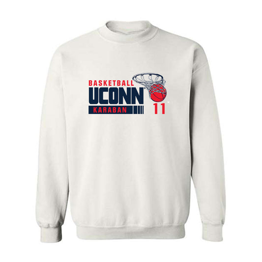 UConn - NCAA Men's Basketball : Alex Karaban - Crewneck Sweatshirt Classic Fashion Shersey