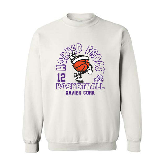 TCU - NCAA Men's Basketball : Xavier Cork - Crewneck Sweatshirt Fashion Shersey