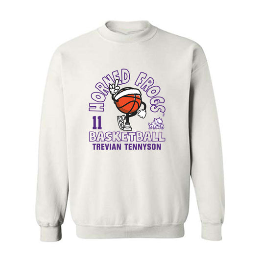 TCU - NCAA Men's Basketball : Trevian Tennyson - Crewneck Sweatshirt Fashion Shersey