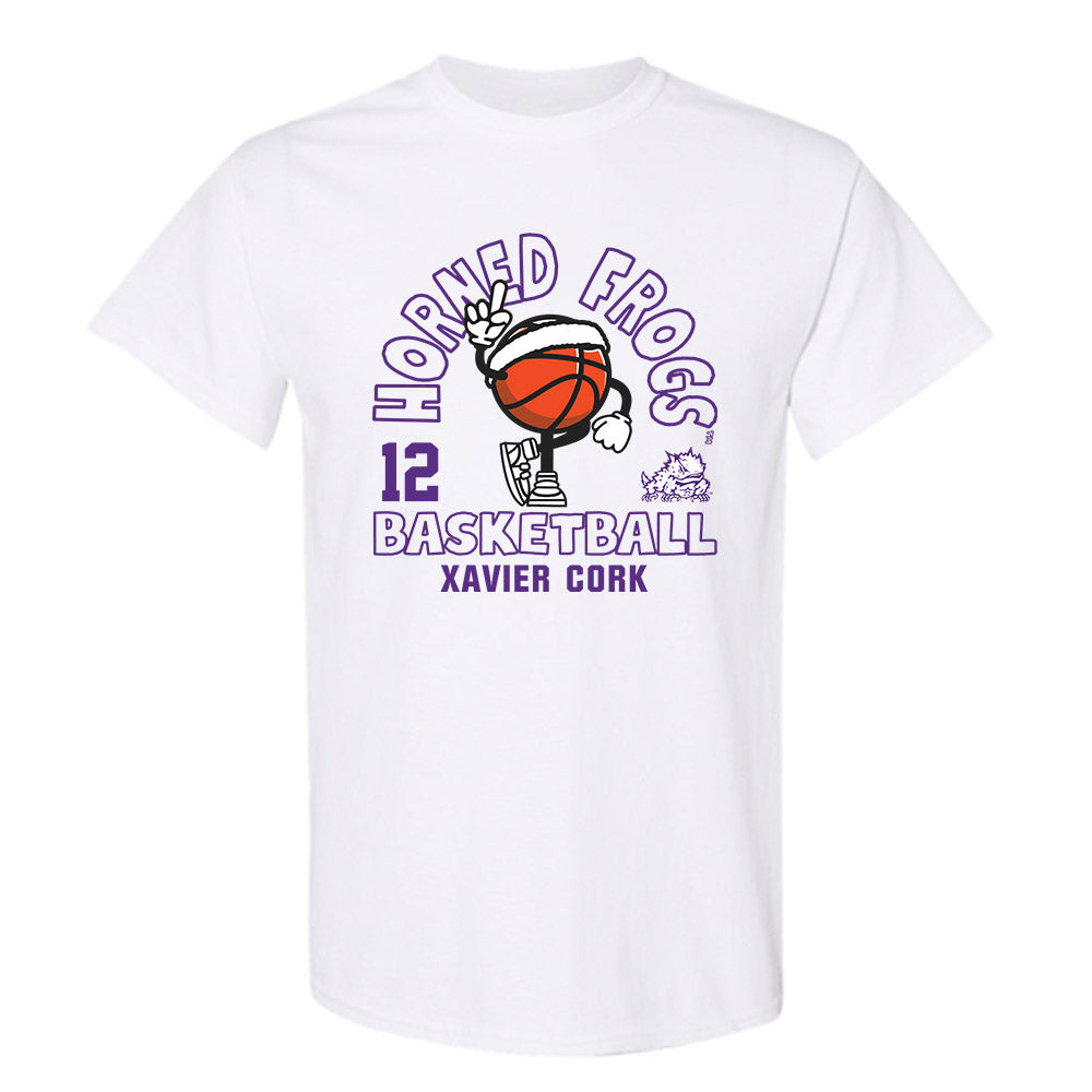 TCU - NCAA Men's Basketball : Xavier Cork - T-Shirt Fashion Shersey