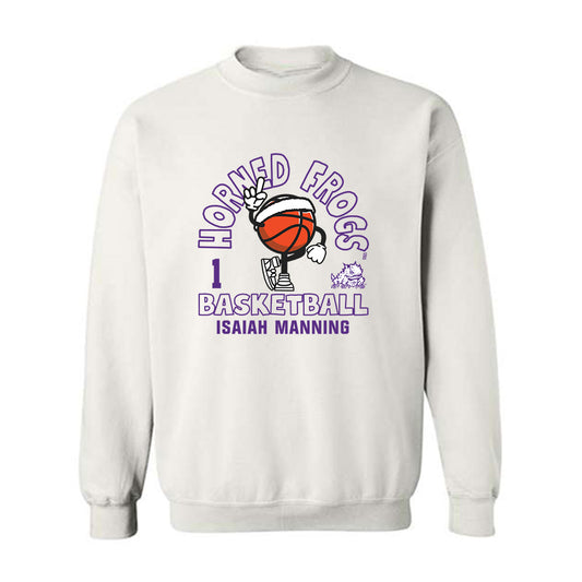 TCU - NCAA Men's Basketball : Isaiah Manning - Crewneck Sweatshirt Fashion Shersey