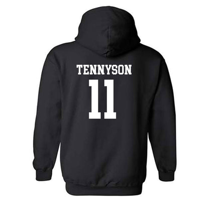 TCU - NCAA Men's Basketball : Trevian Tennyson - Hooded Sweatshirt Sports Shersey