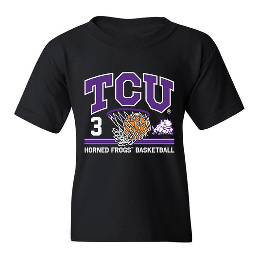 TCU - NCAA Men's Basketball : Avery Anderson III - Youth T-Shirt Sports Shersey