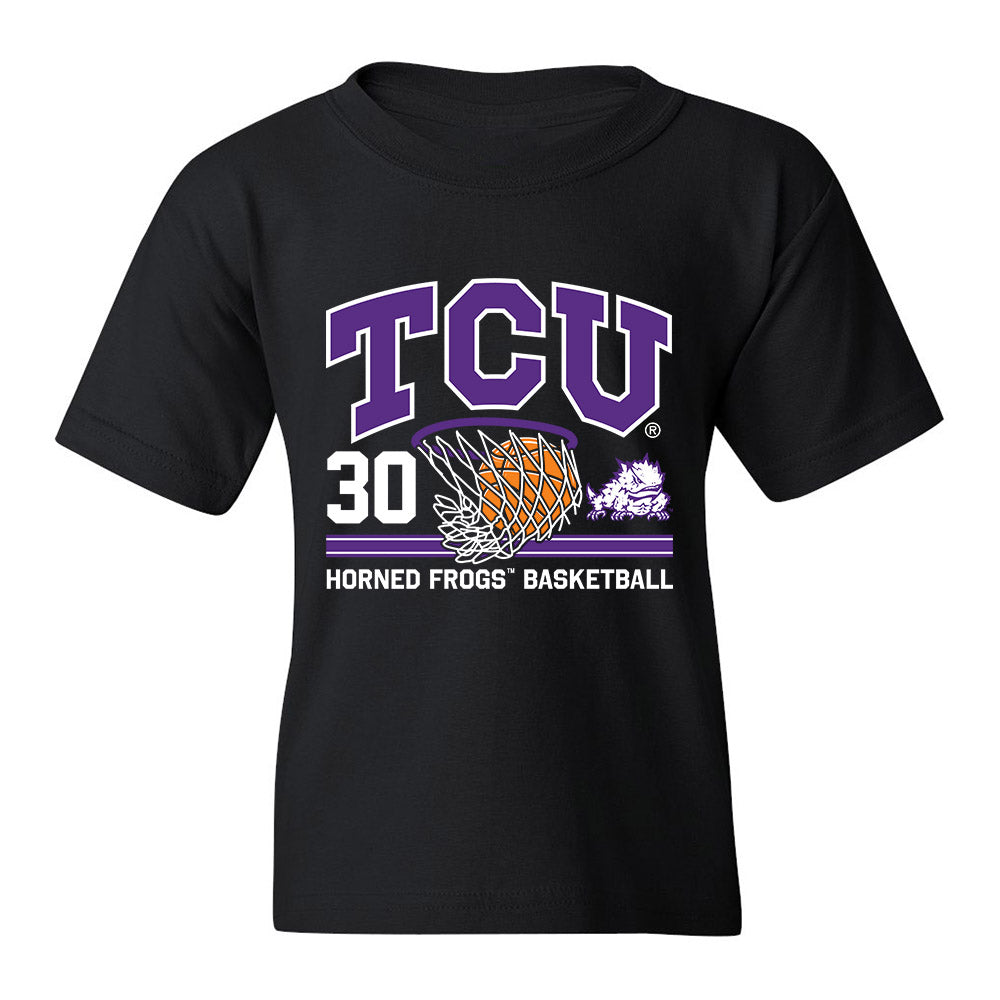 TCU - NCAA Men's Basketball : Darius Ford - Youth T-Shirt Sports Shersey