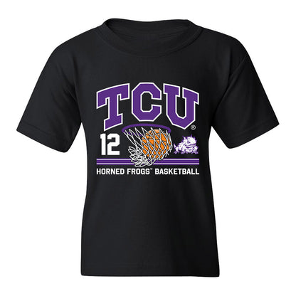TCU - NCAA Men's Basketball : Xavier Cork - Youth T-Shirt Sports Shersey