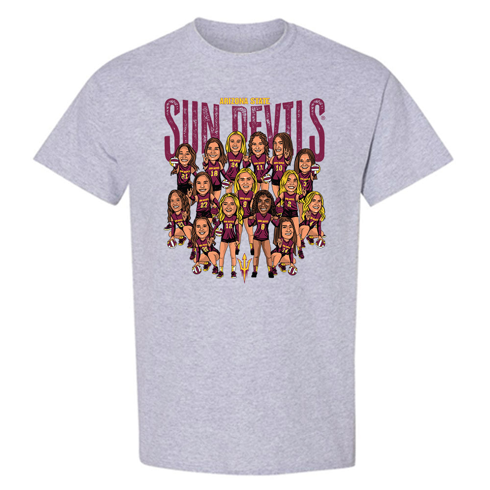 Arizona State - NCAA Women's Volleyball : Team Short Sleeve T-Shirt