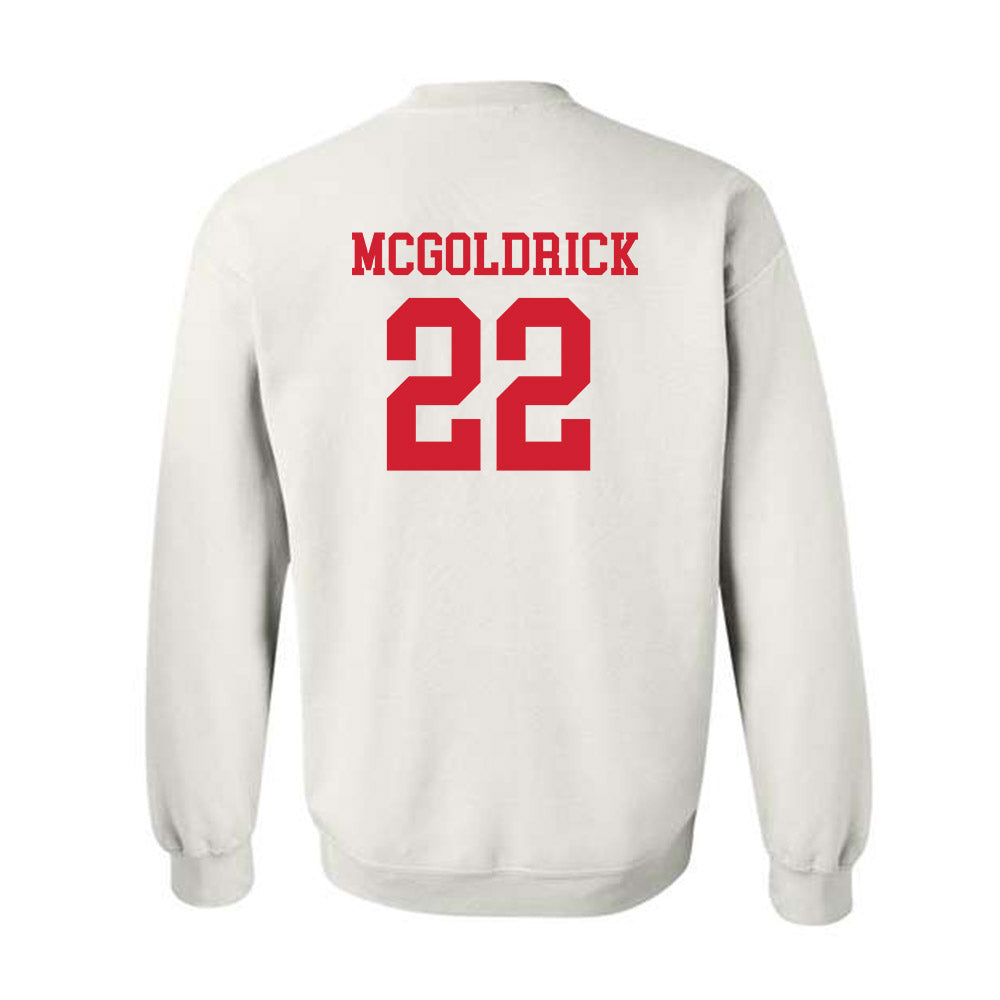 Fairfield - NCAA Men's Lacrosse : PJ McGoldrick - Crewneck Sweatshirt Classic Shersey