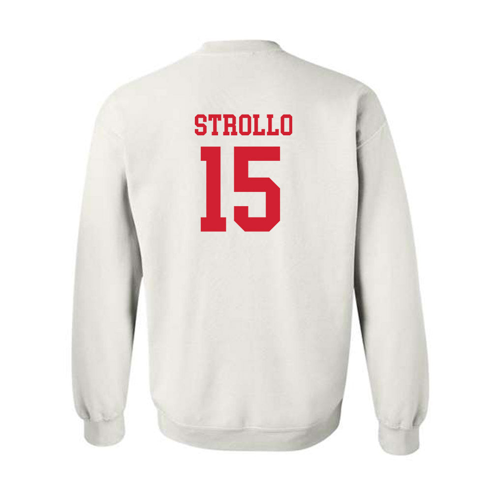 Fairfield - NCAA Baseball : Ryan Strollo - Crewneck Sweatshirt Classic Shersey