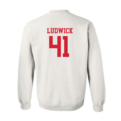 Fairfield - NCAA Baseball : Eric Ludwick - Crewneck Sweatshirt Classic Shersey