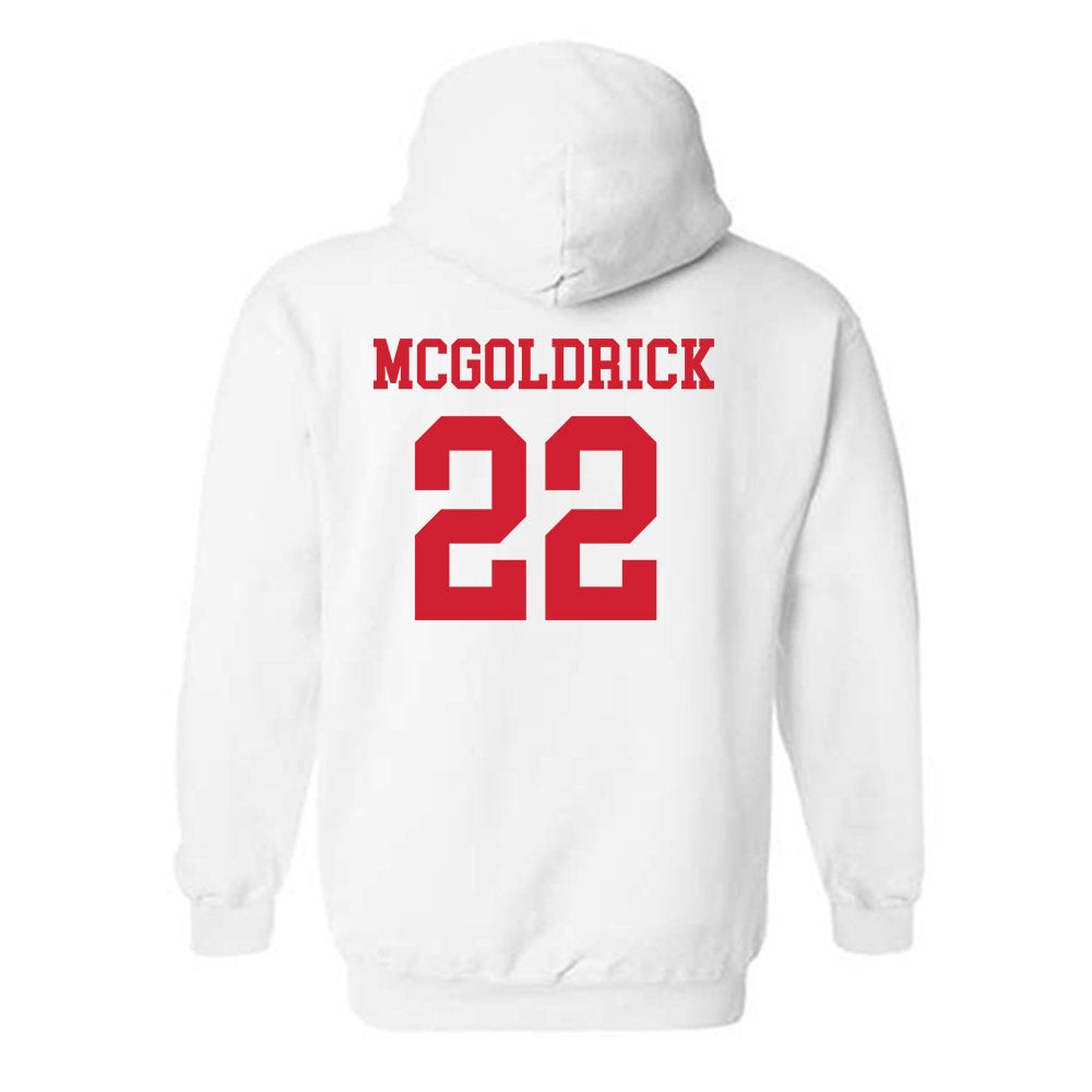 Fairfield - NCAA Men's Lacrosse : PJ McGoldrick - Hooded Sweatshirt Classic Shersey