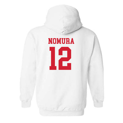 Fairfield - NCAA Baseball : Luke Nomura - Hooded Sweatshirt Classic Shersey