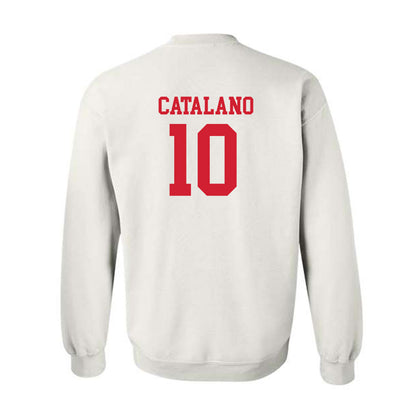 Fairfield - NCAA Baseball : Paul Catalano - Crewneck Sweatshirt Classic Shersey