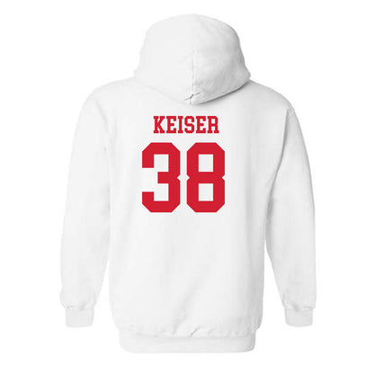 Fairfield - NCAA Men's Lacrosse : Evan Keiser - Hooded Sweatshirt Classic Shersey