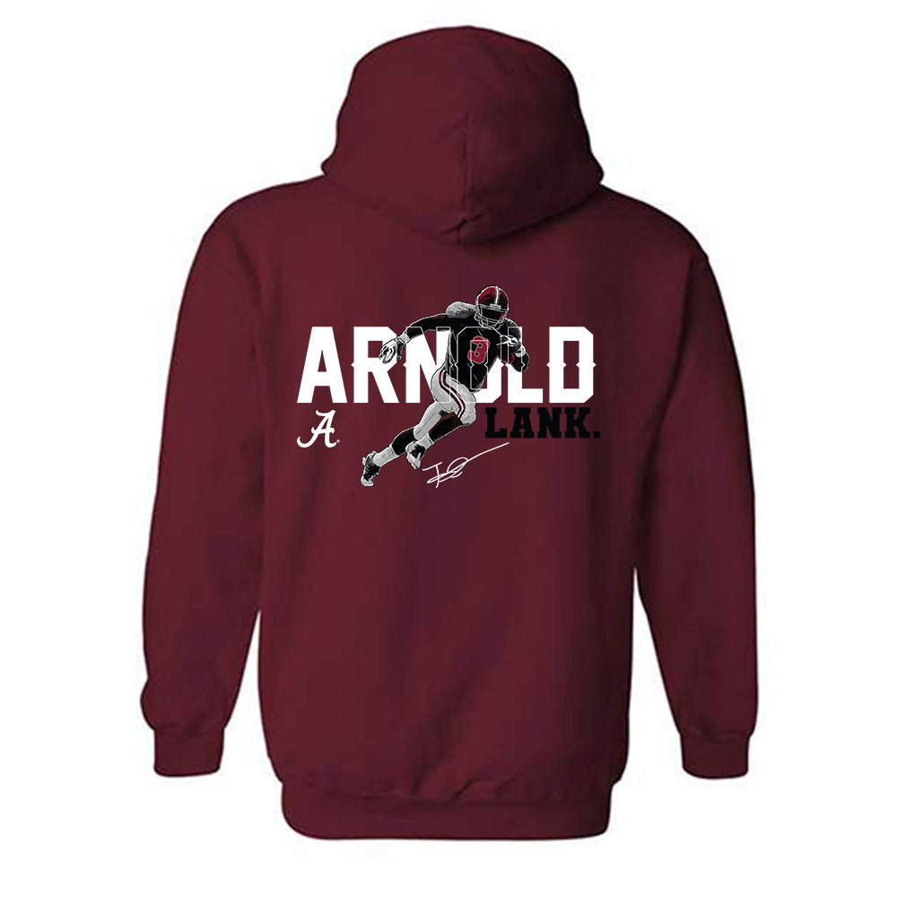 LANK - NCAA Football : Terrion Arnold - Individual Caricature Hooded Sweatshirt