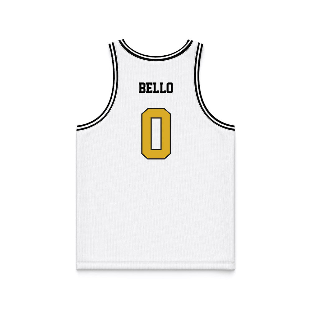PFW - NCAA Men's Basketball : Rasheed Bello - White Basketball Jersey