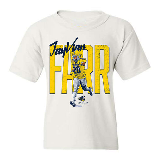 AU - NCAA Football : Jayvian Farr - Youth T-Shirt Individual Caricature