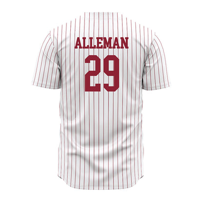 SCU - NCAA Baseball : Tyler Alleman - Baseball Jersey