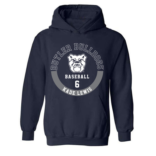 Butler - NCAA Baseball : Kade Lewis - Hooded Sweatshirt Classic Shersey