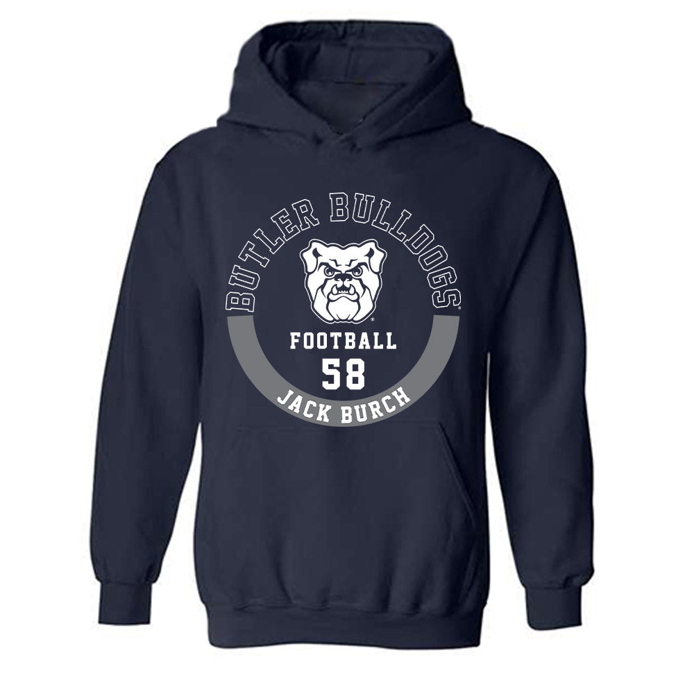 Butler - NCAA Football : Jack Burch - Hooded Sweatshirt Generic Shersey