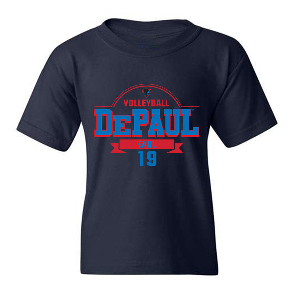 DePaul - NCAA Women's Volleyball : Hanna Karl - Youth T-Shirt Classic Fashion Shersey