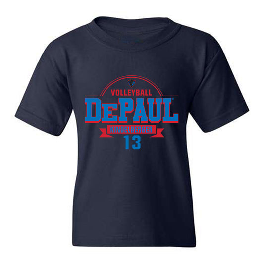 DePaul - NCAA Women's Volleyball : Aly Kindelberger - Youth T-Shirt Classic Fashion Shersey