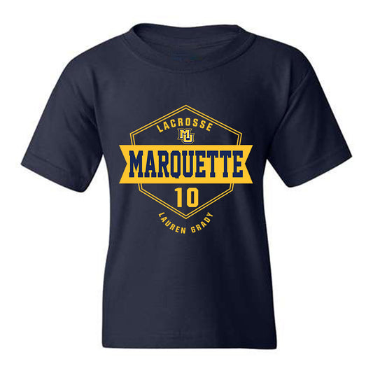 Marquette - NCAA Women's Lacrosse : Lauren Grady - Youth T-Shirt Classic Fashion Shersey