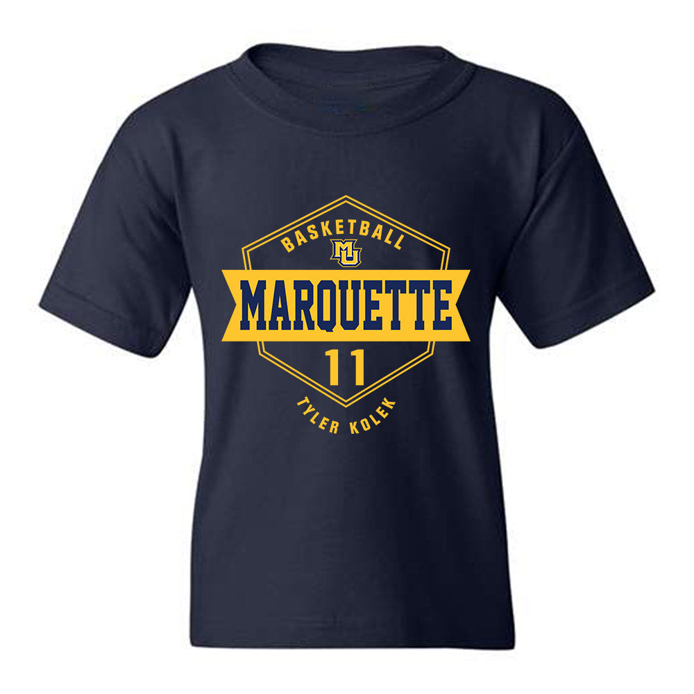 Marquette - NCAA Men's Basketball : Tyler Kolek - Youth T-Shirt Classic Fashion Shersey