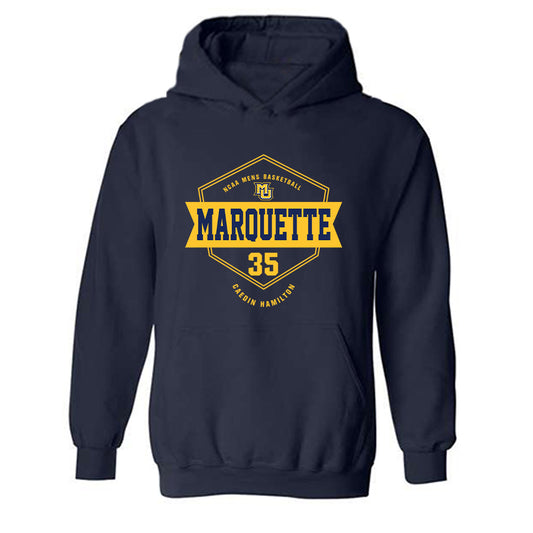 Marquette - NCAA Men's Basketball : Caedin Hamilton - Hooded Sweatshirt Classic Fashion Shersey