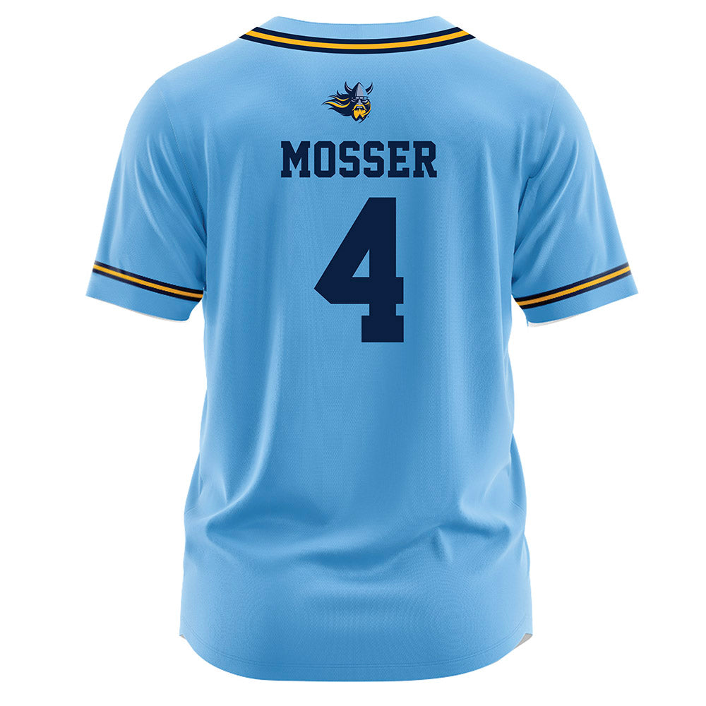 AU - NCAA Baseball : Max Mosser - Baseball Jersey Blue