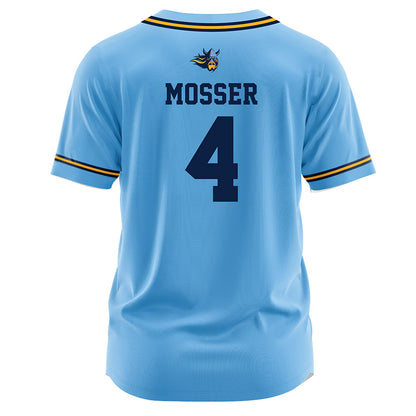 AU - NCAA Baseball : Max Mosser - Baseball Jersey Blue