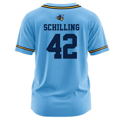 AU - NCAA Baseball : Cory Schilling - Baseball Jersey Blue